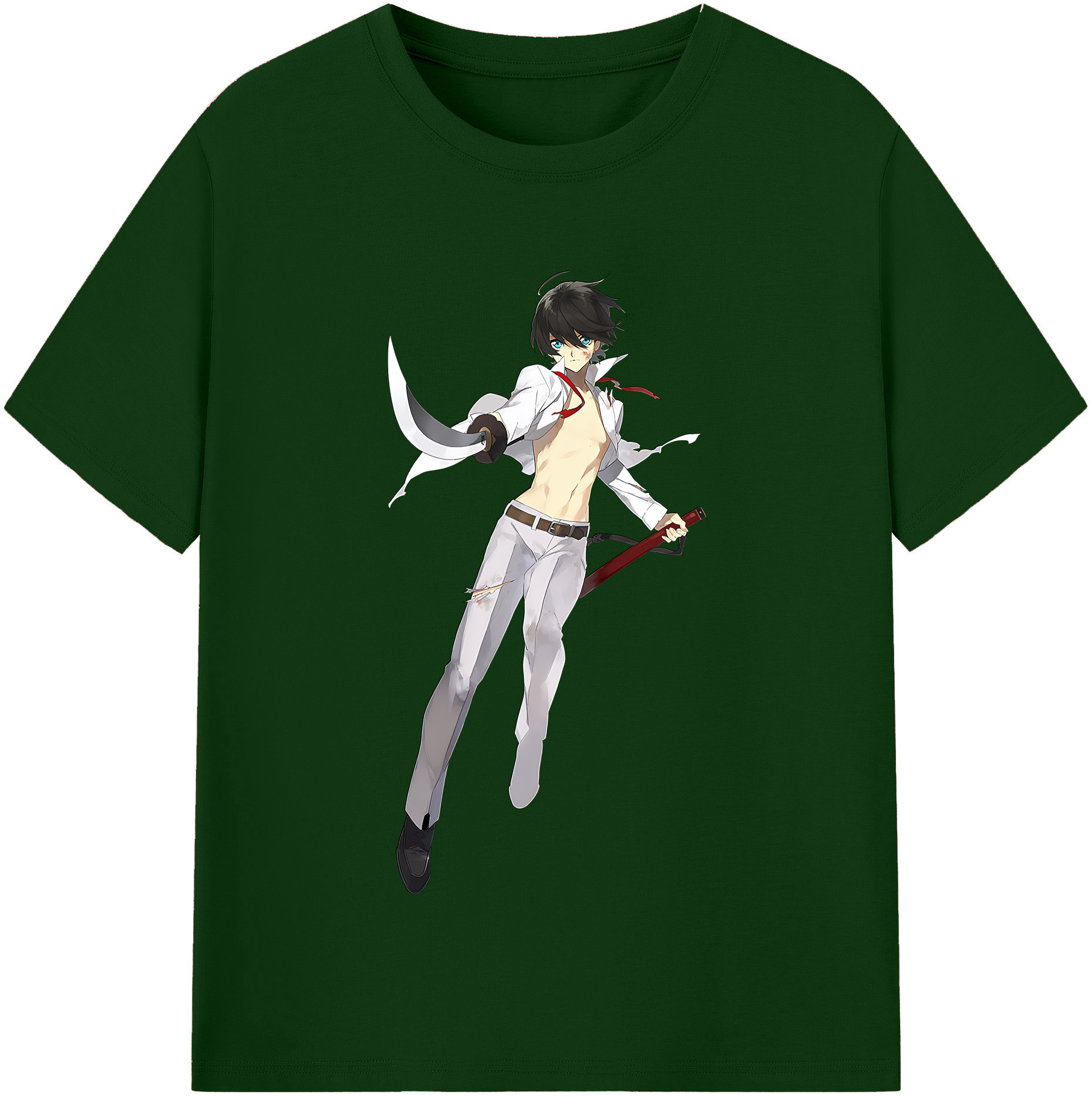 （画像用） 刀剣乱舞 Touken Ranbu 綿100％半袖Tシャツ（フロントプリント）